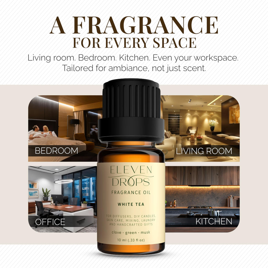 White Tea Essential Diffuser Oil - Premium Luxurious Fragrance Oil