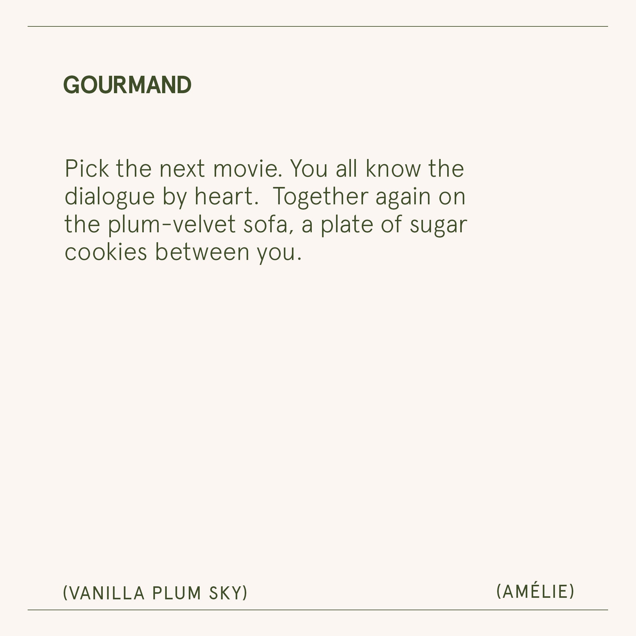 Amélie – Vanilla Plum Sky 11oz Candle