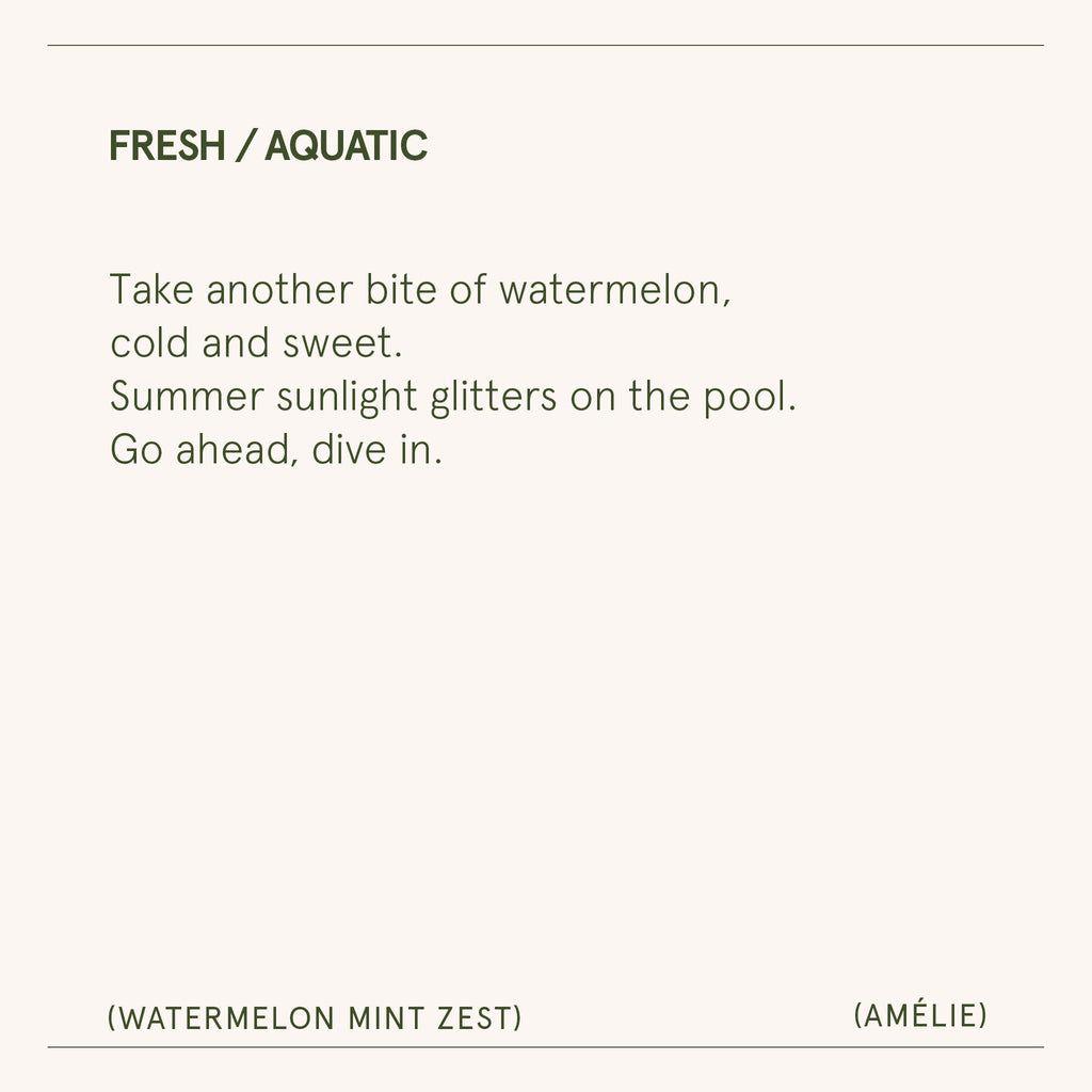 Amélie – Watermelon Mint Zest Candle