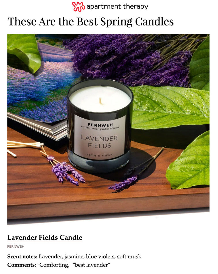 Lavender Fields Scented Soy Candle