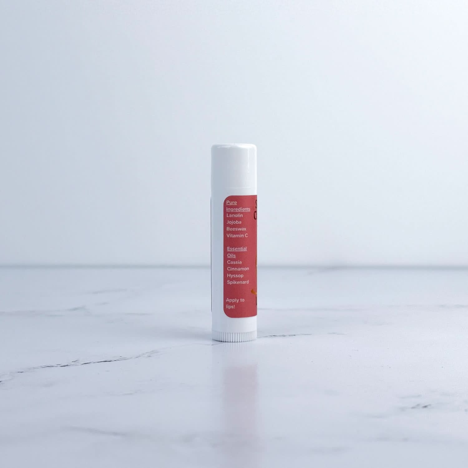 Tholi Oil Lip Balm - Sunshine Cinnamon Flavor, All Natural with Essential Oils