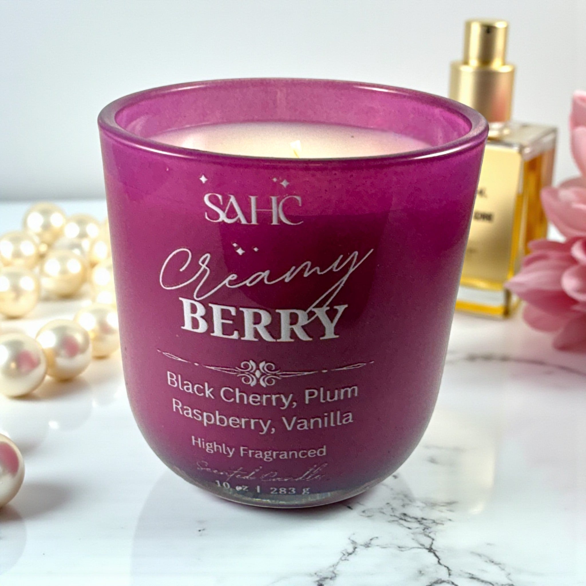 Creamy Berry Scented Candle