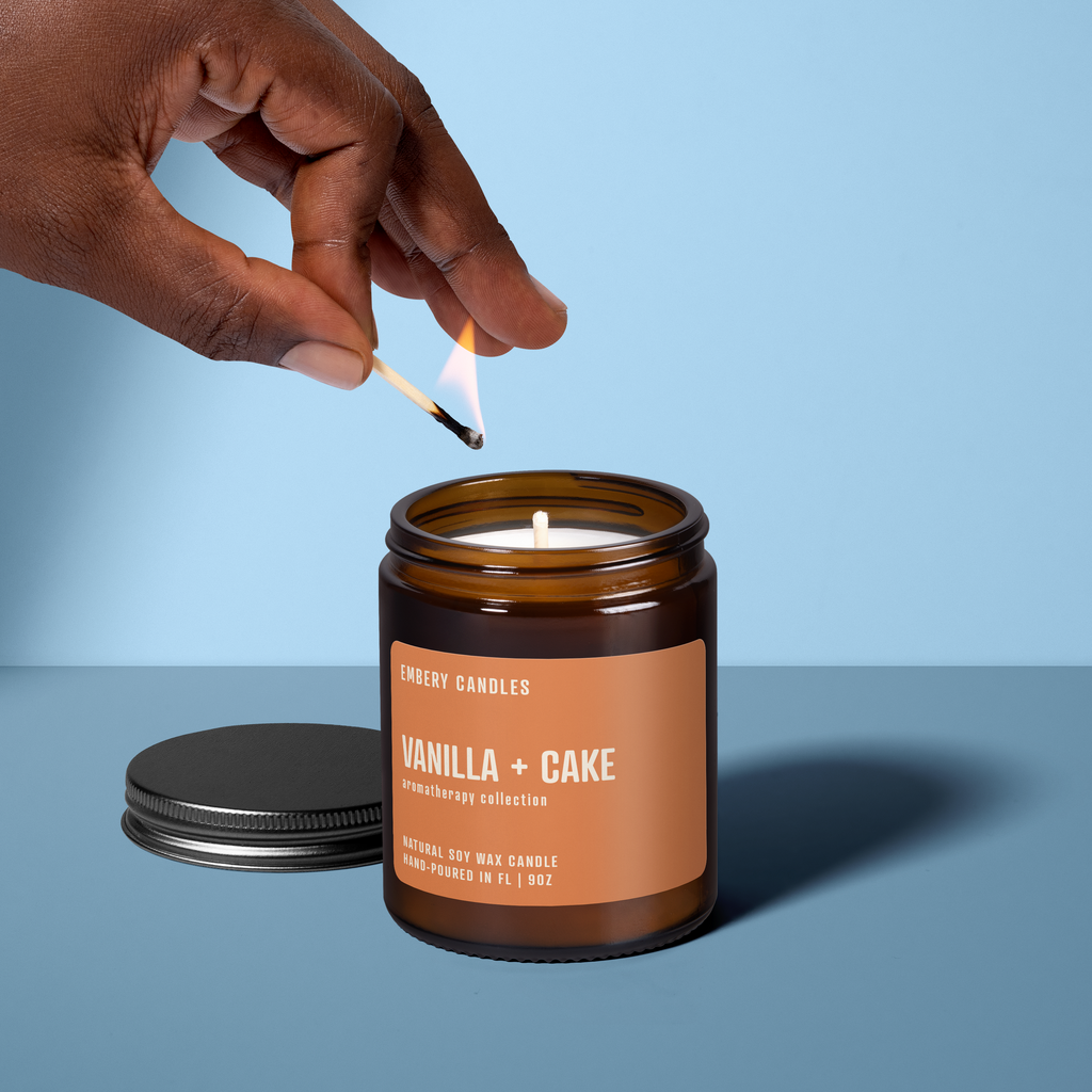 Vanilla + Cake | Soy Wax Scented Candle