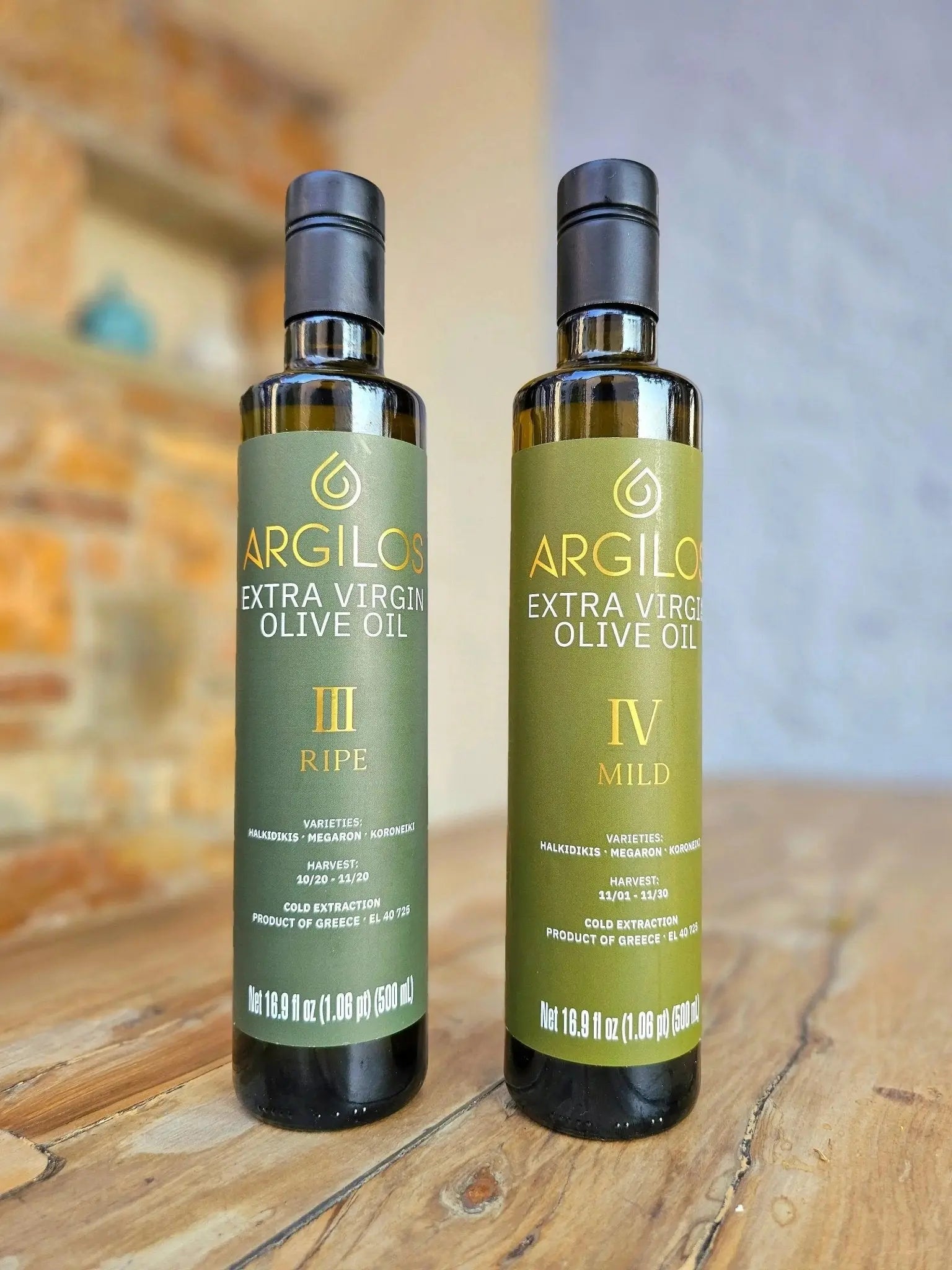 ARGILOS Greek Extra Virgin Olive Oil Essential Everyday Bundle