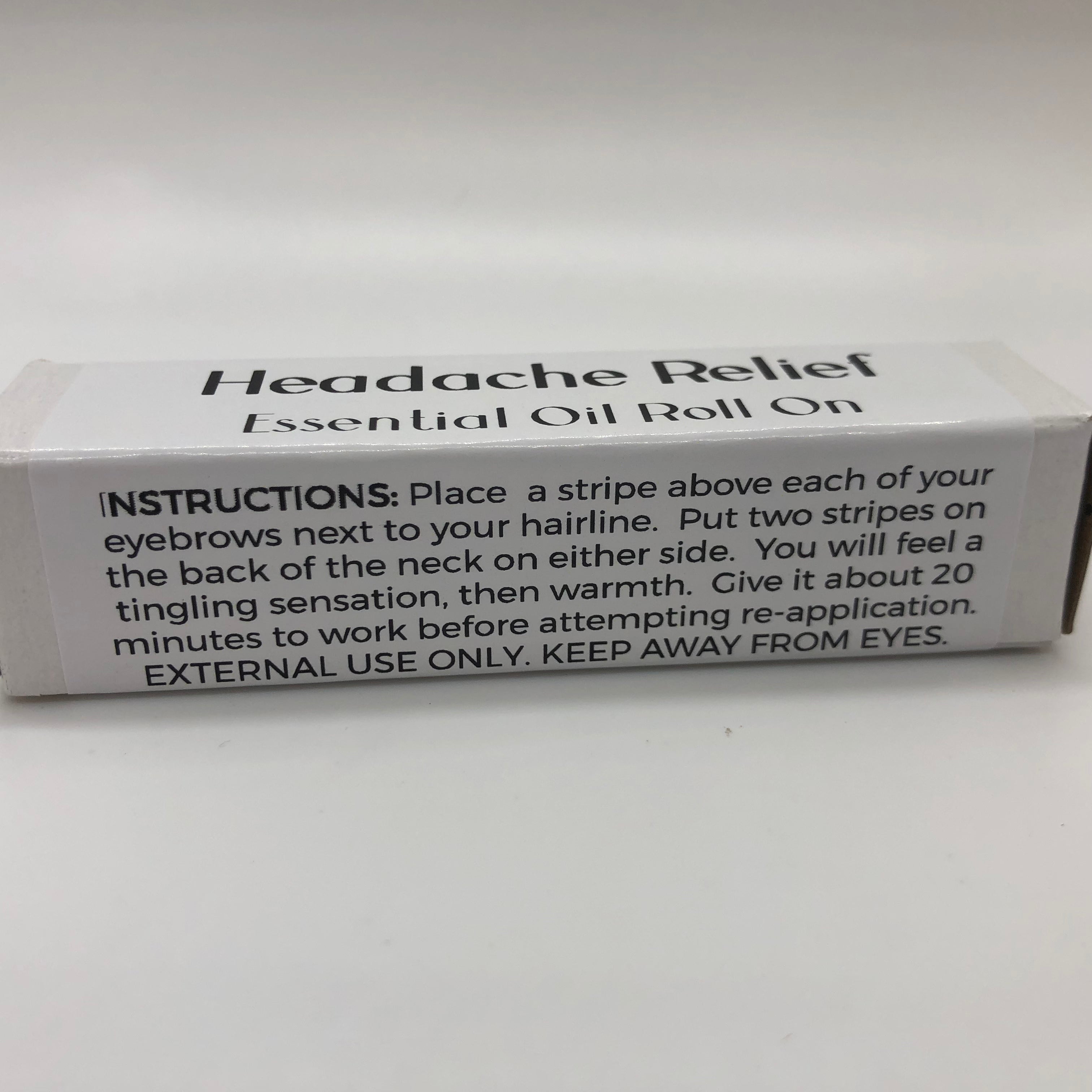 Lavender Peppermint Essential Oil Roll On Headache Relief Stick