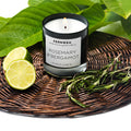 Rosemary & Bergamot Scented Soy Candle