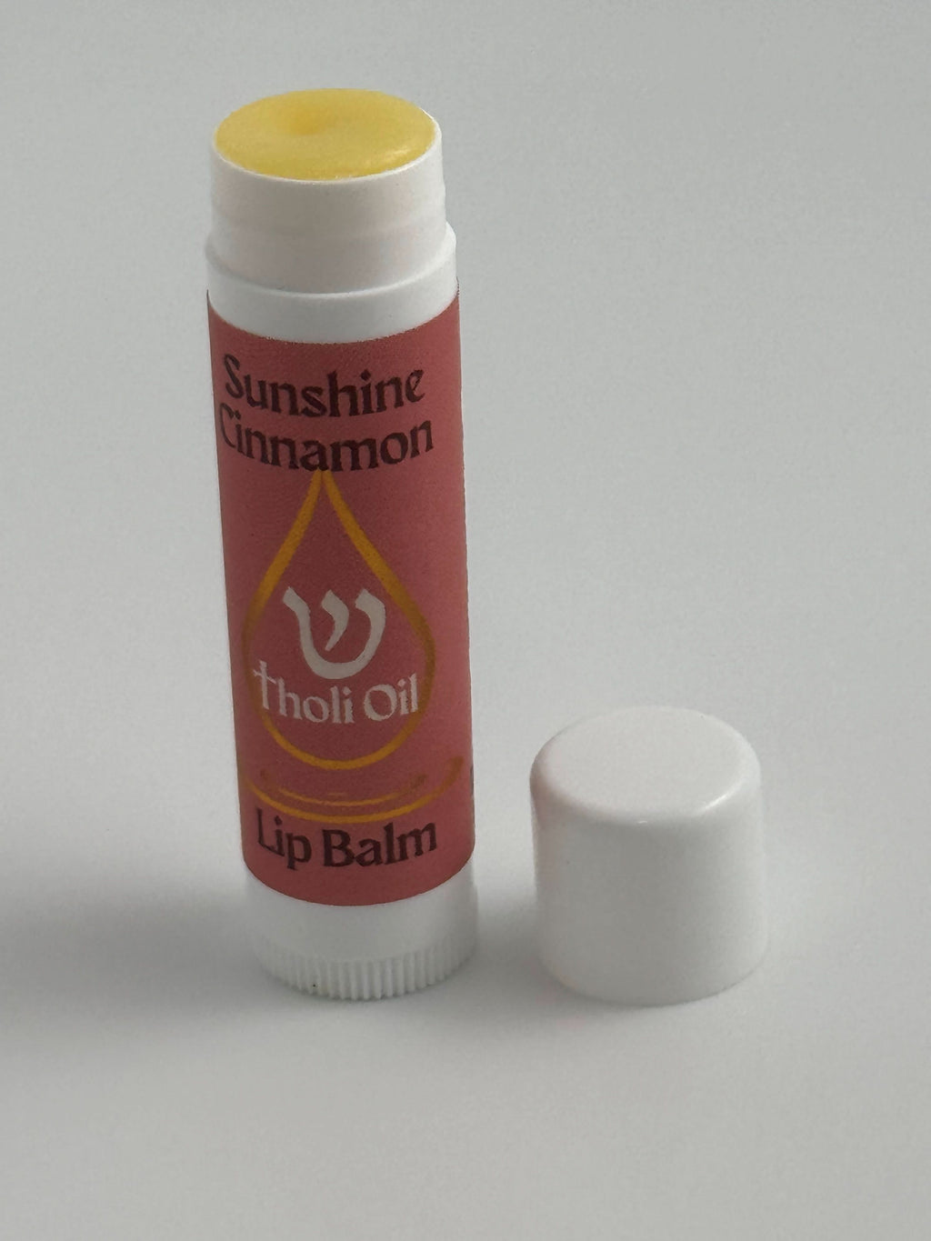 Tholi Oil Lip Balm - Sunshine Cinnamon Flavor, All Natural with Essential Oils